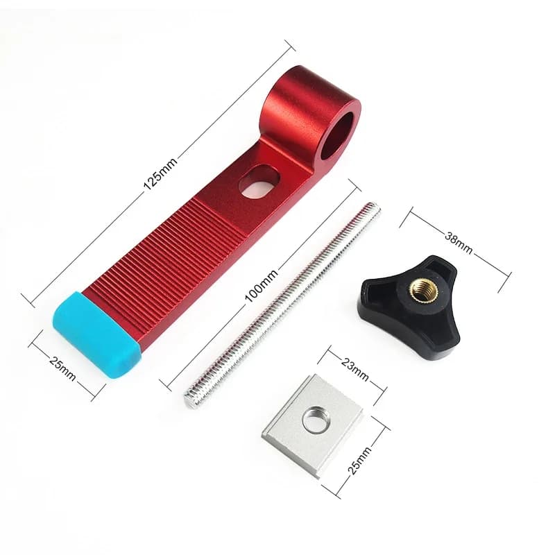 Conjunto de Blocos de Fixação Universal para Trilho de Esquadro