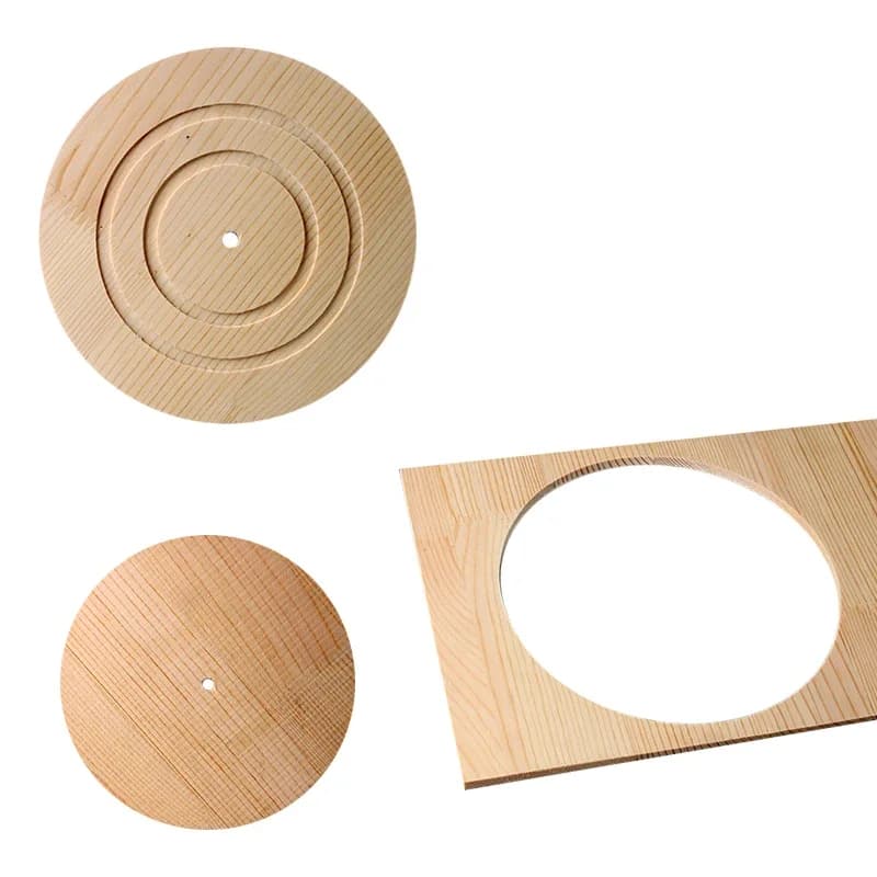 Gabarito de Corte Circular para Router Manual