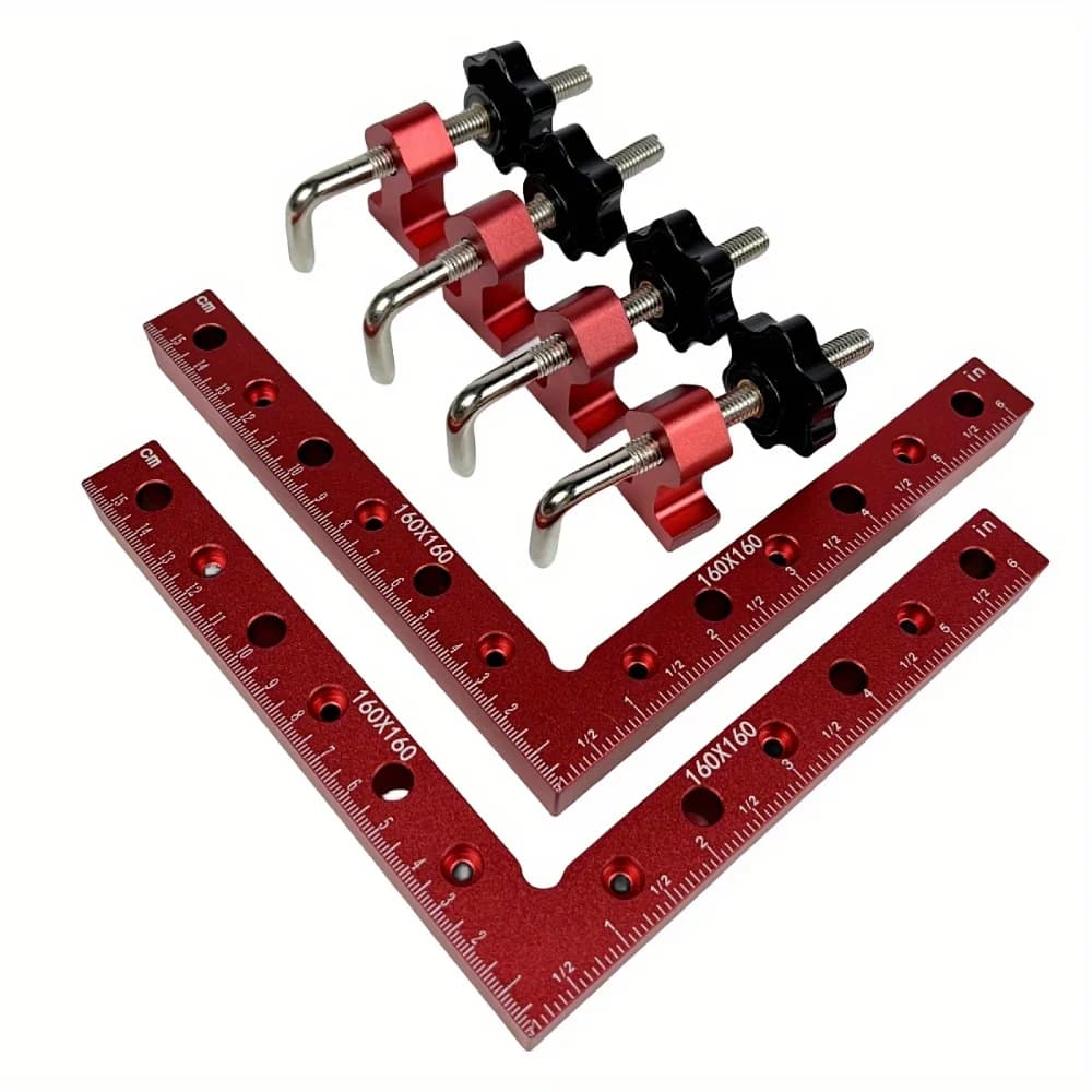 Grampos de Canto Esquadro 90 Graus para Marcenaria