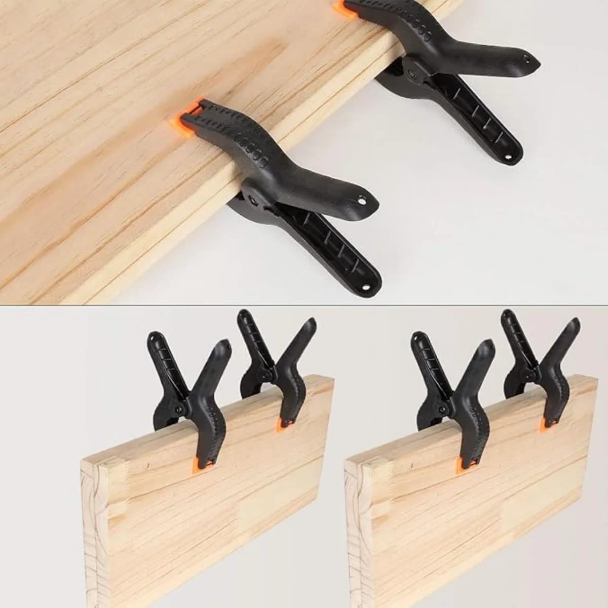 Kit com 10 Presilhas de Mola Plástica de 2 Polegadas