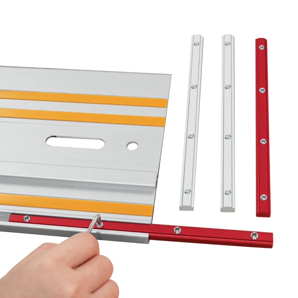 Kit de Conector Universal para Trilhos de Marcenaria