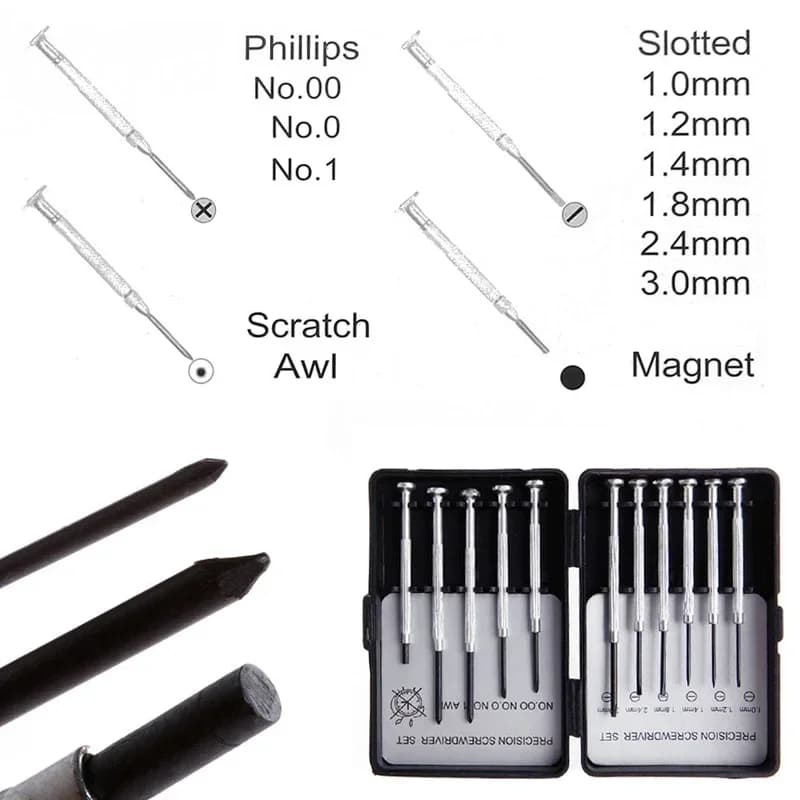 Kit de Chaves de Precisão Micro 11 Peças