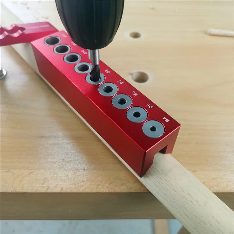 Guia de Furadeira Vertical para Furos de Bolso com Pinos 4-12mm