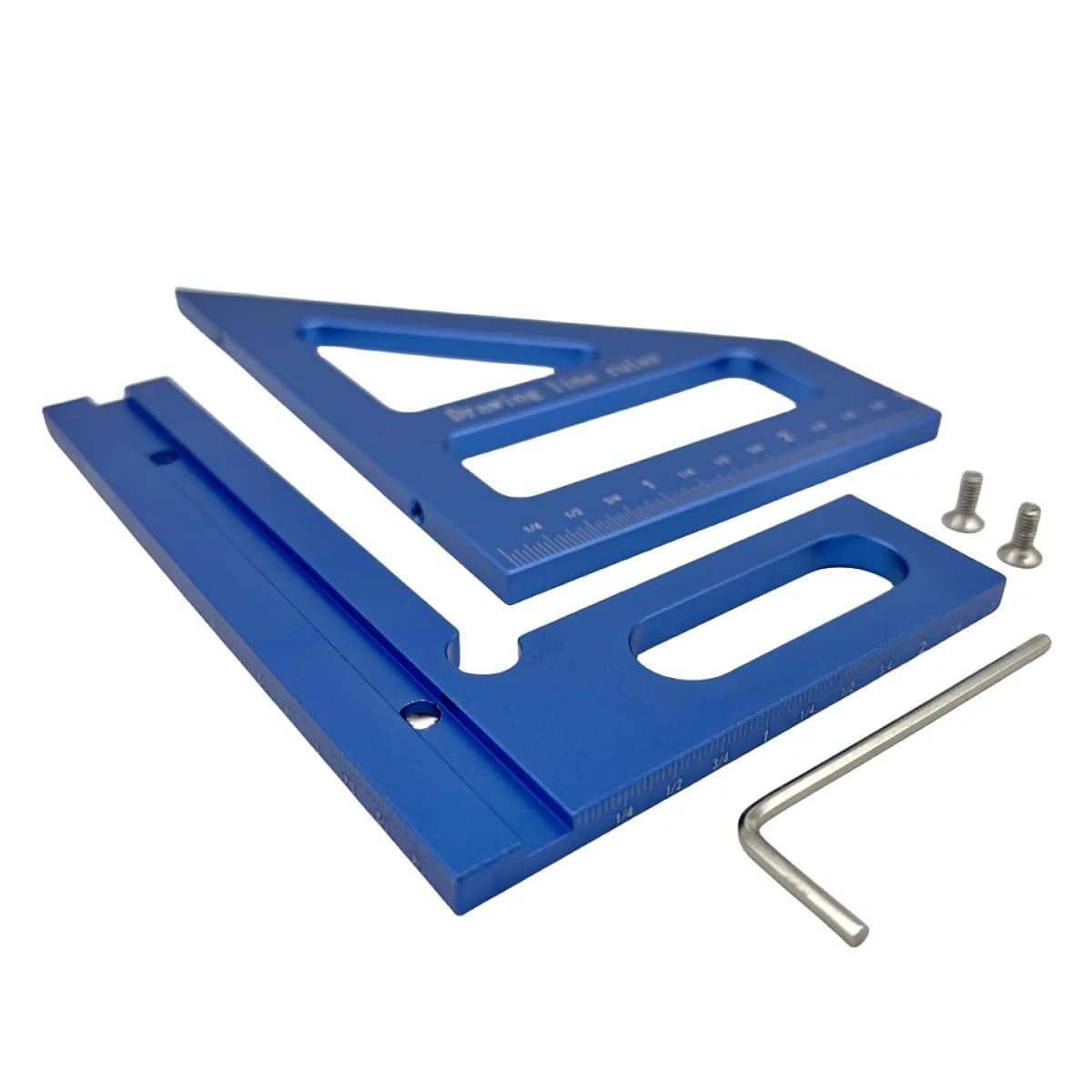 Esquadro Triangular de Alumínio 45/90 Graus