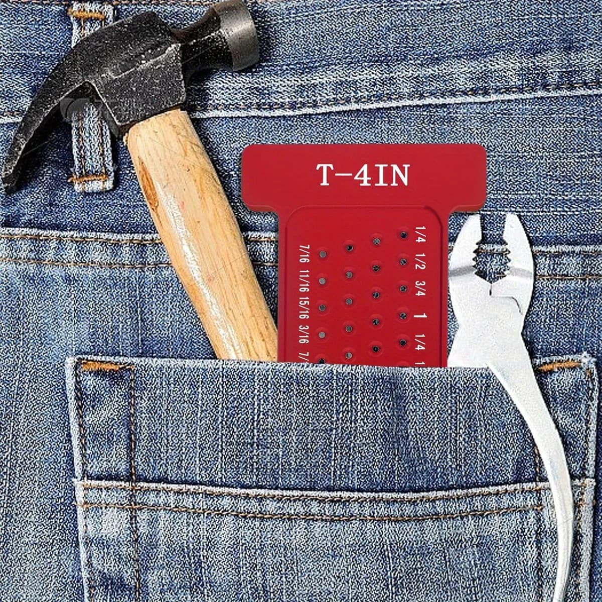 Esquadro de Alumínio com Guia de Marcação e Régua de Ângulo Reto
