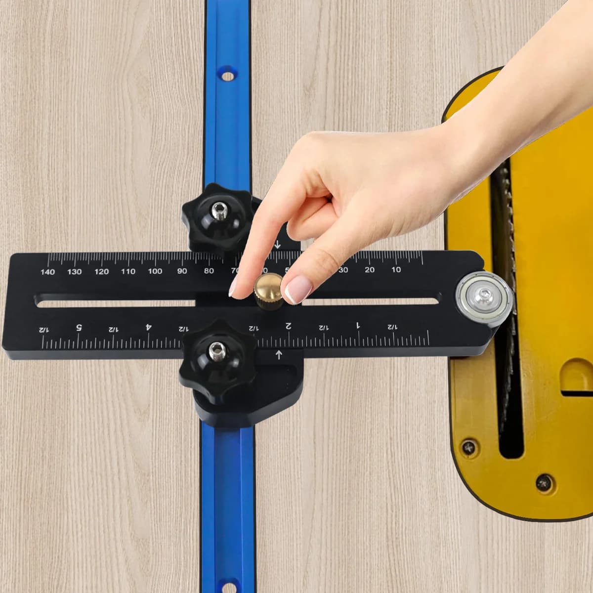 Gabarito de Corte Fino (Thin Rip Jig) Metálico para Segurança na Serra Circular