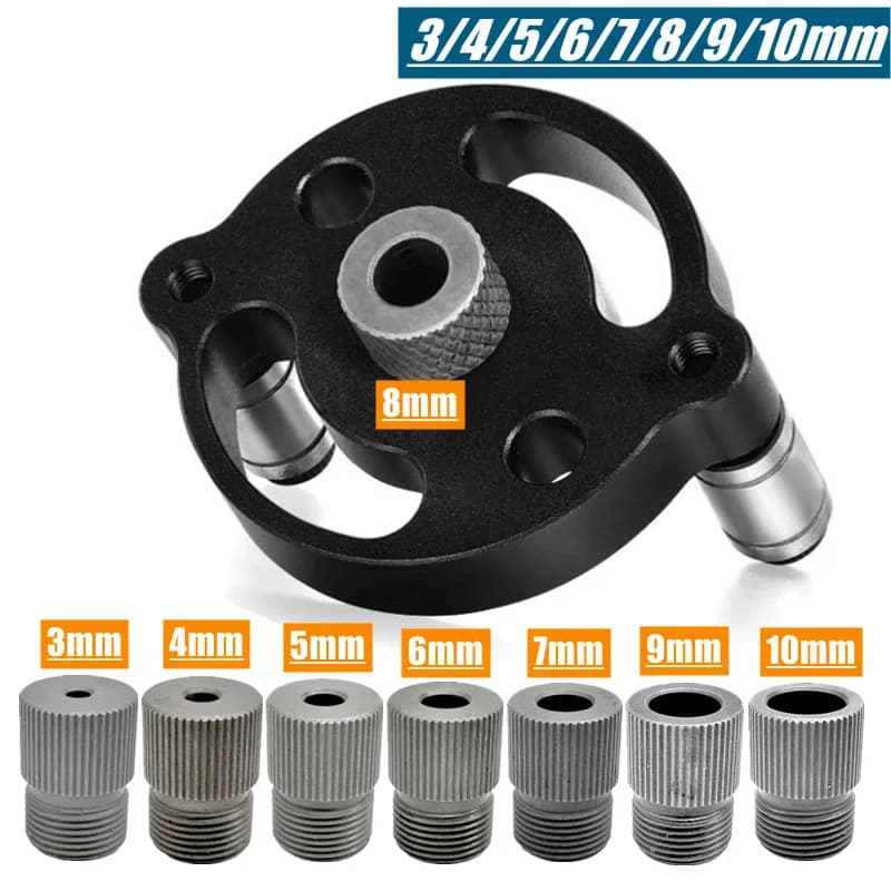 Gabarito Vertical Autocentrante para Furos de Bolso 3-10mm (Versão Aprimorada)