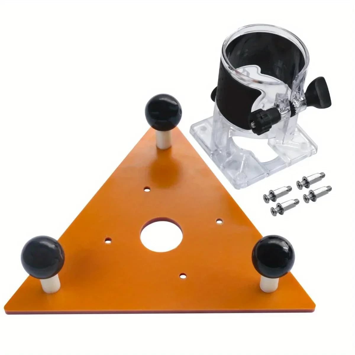 Base Triangular de Roteador para Entalhe