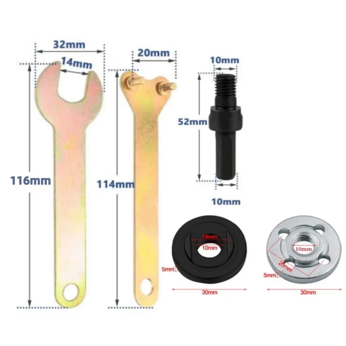 Adaptador Haste de Conexão Furadeira 10mm para Esmerilhadeira