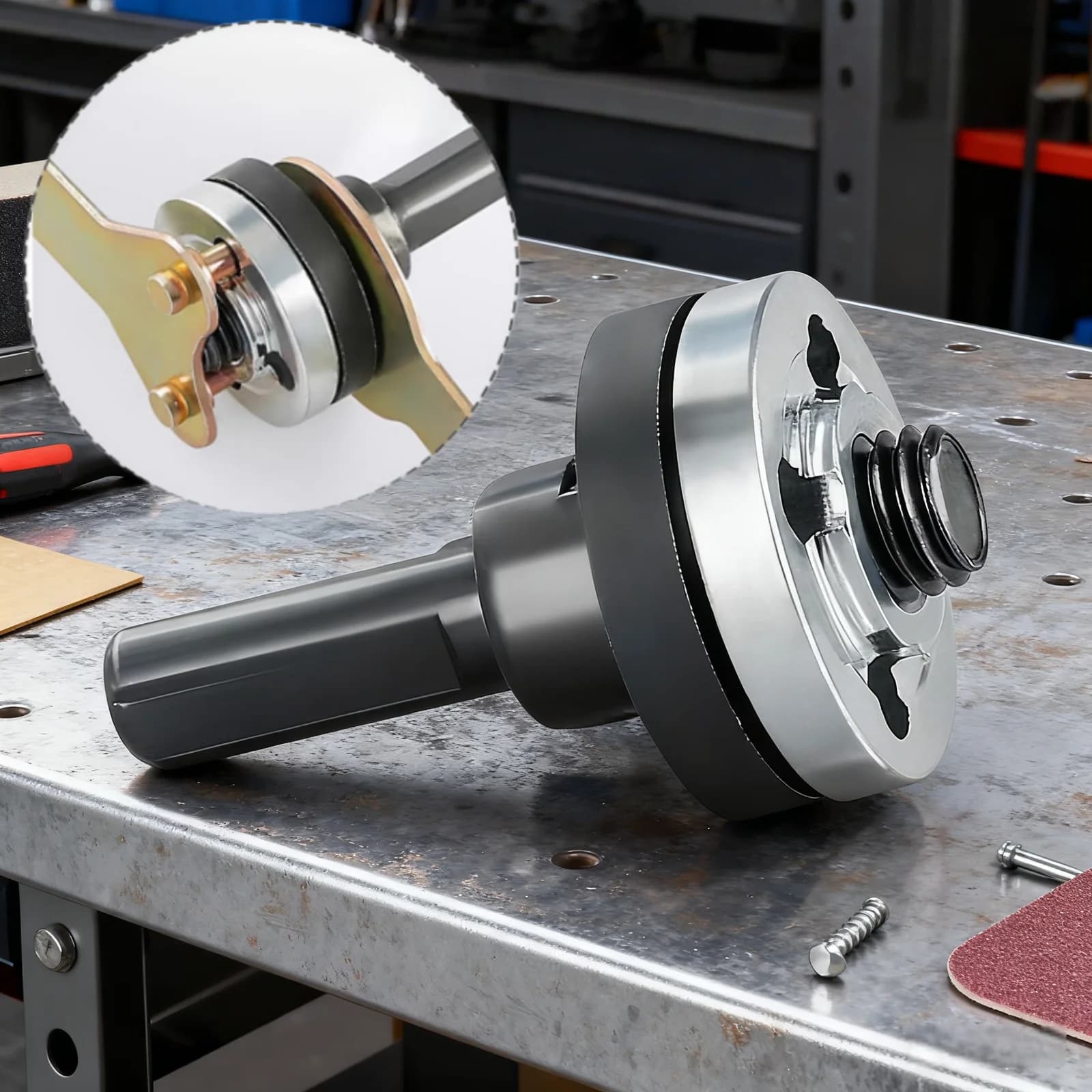Adaptador Universal de Furadeira com Porca Flangeada para Discos de Corte
