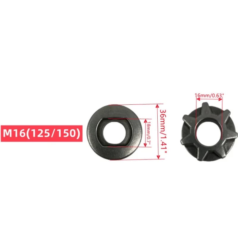 Sprocket de Engrenagem Substituta para Motosserra Adaptada em Esmerilhadeira Angular