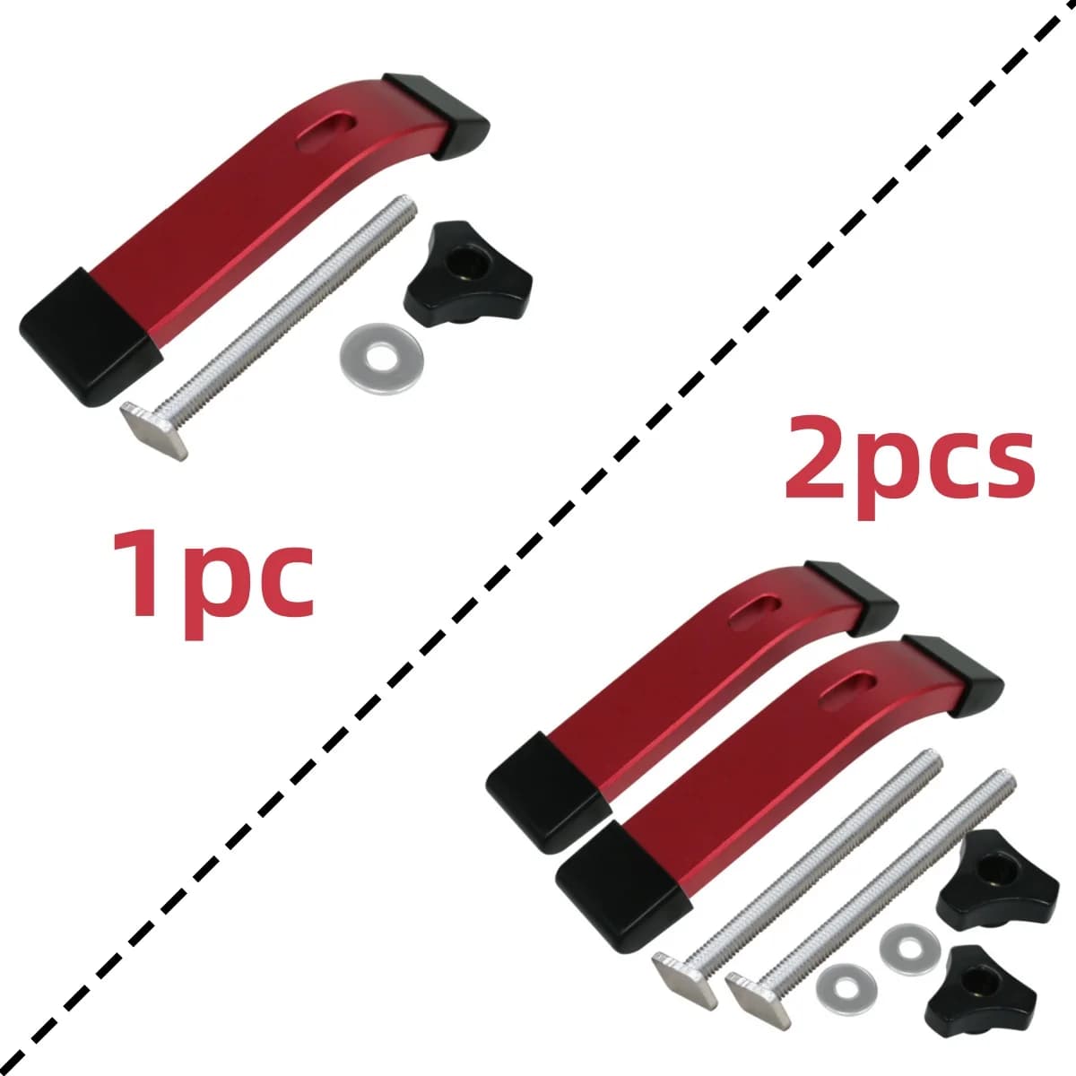 Grampos de Fixação Rápida de Alumínio para Slides em T
