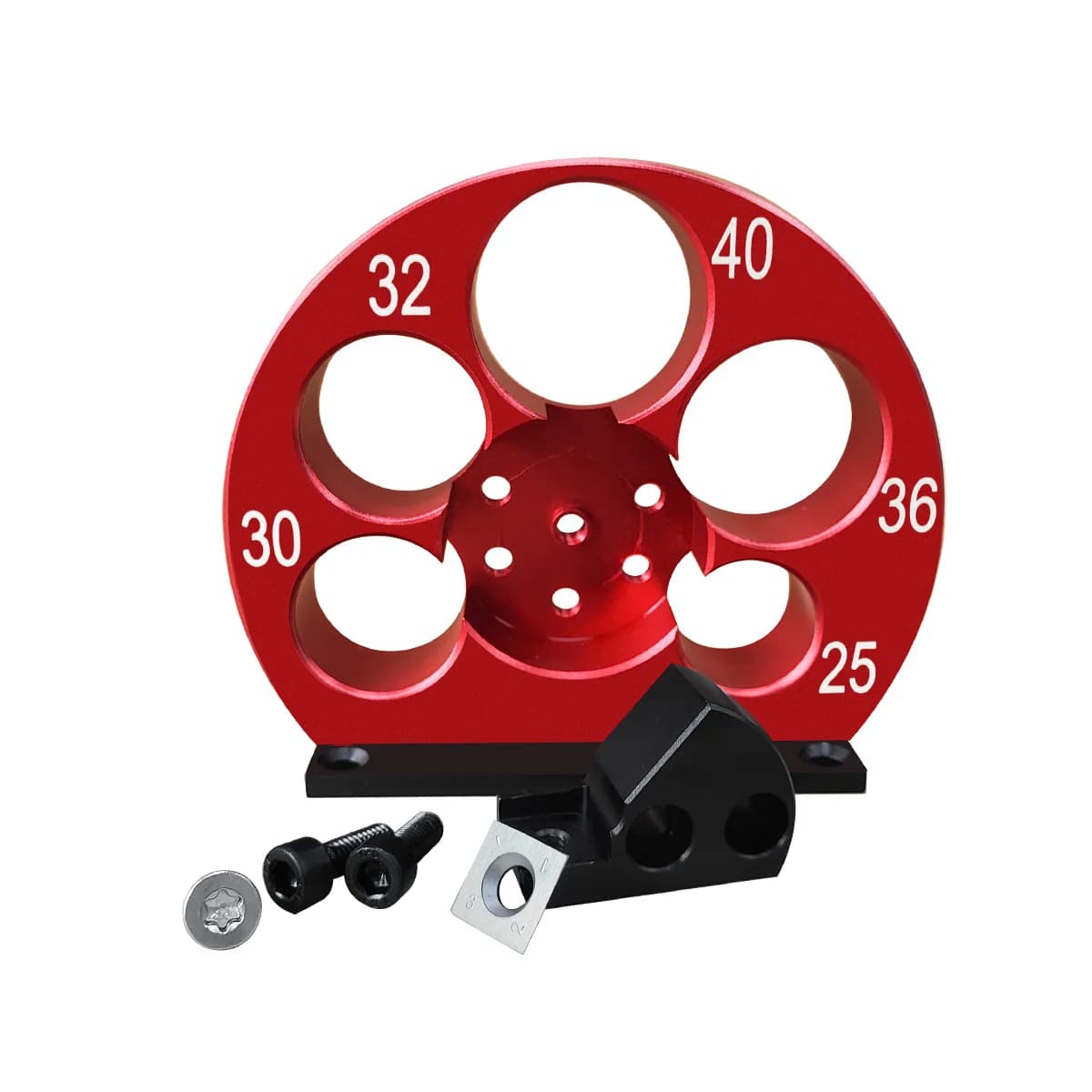 Gabarito Ajustável de 5 Furos para Fabricação de Cavilhas 25-40mm