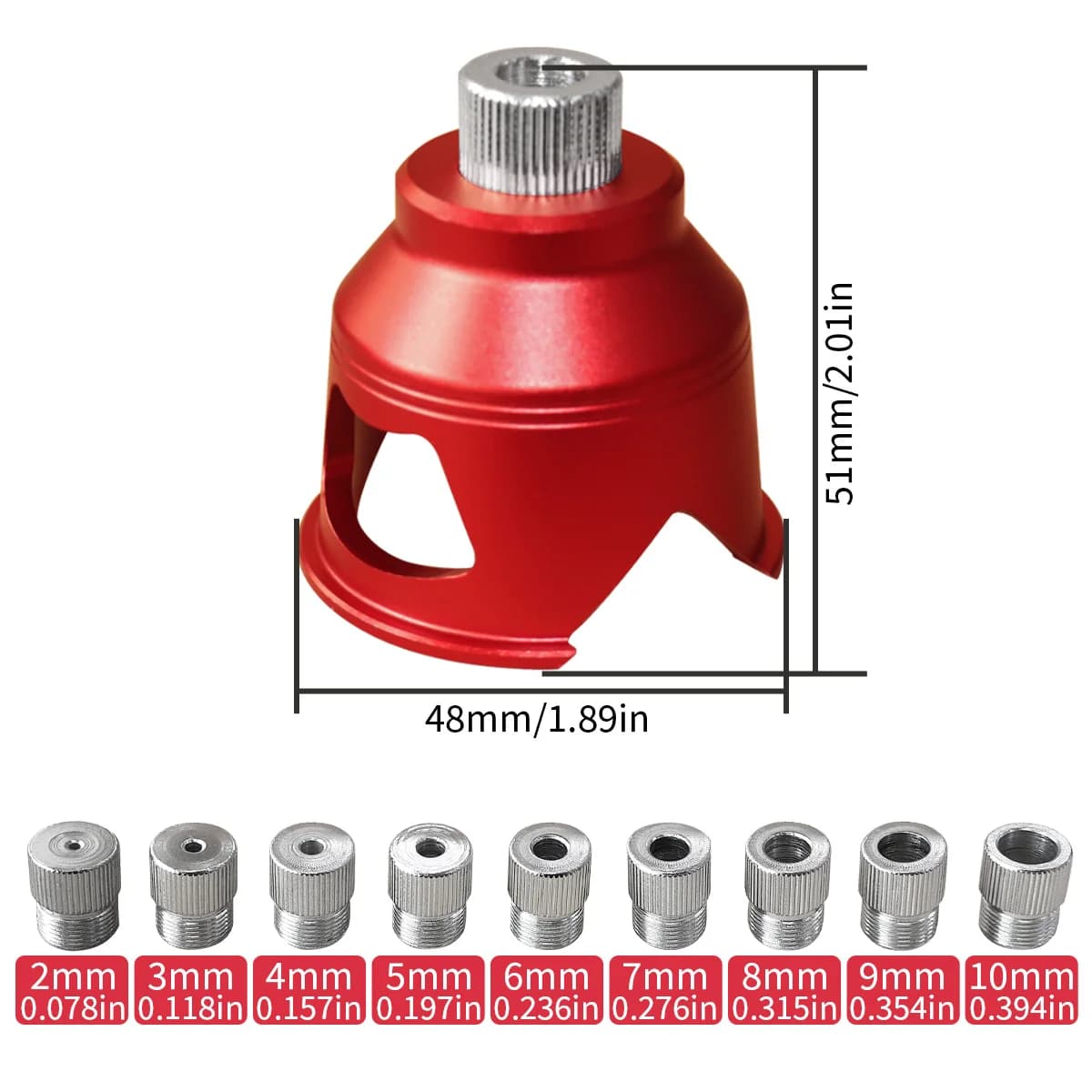 Kit Guia de Furadeira Vertical para Cavilhas, 2-10mm