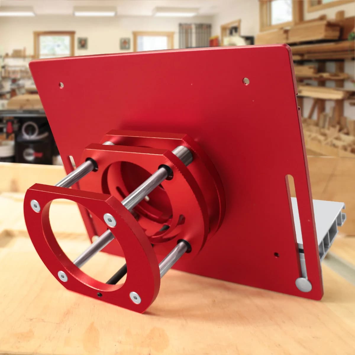 Kit de Placa de Inserção e Elevador para Mesa de Router