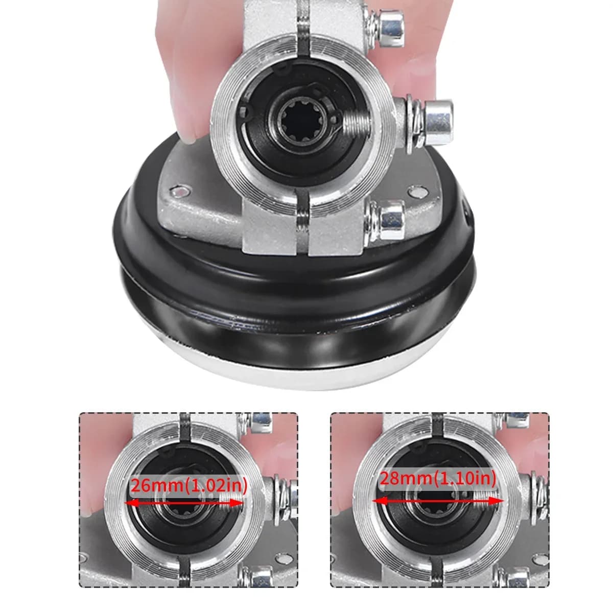 Cabeçote de Substituição para Caixa de Marchas de Roçadeira 26mm/28mm