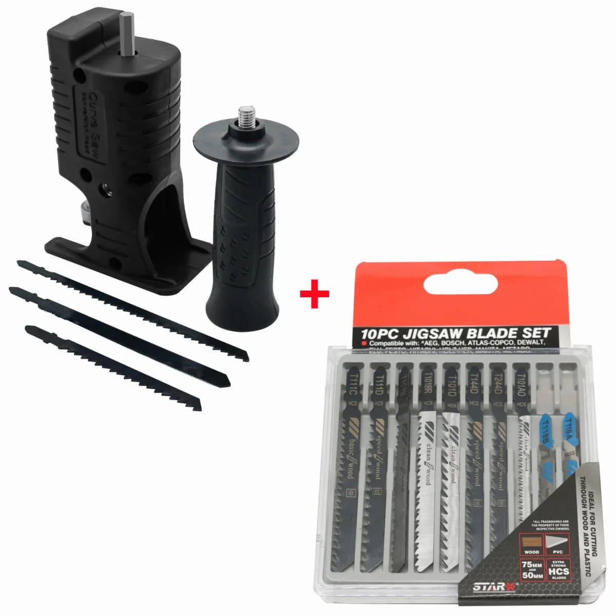 Adaptador Portátil de Serra Sabre para Furadeiras