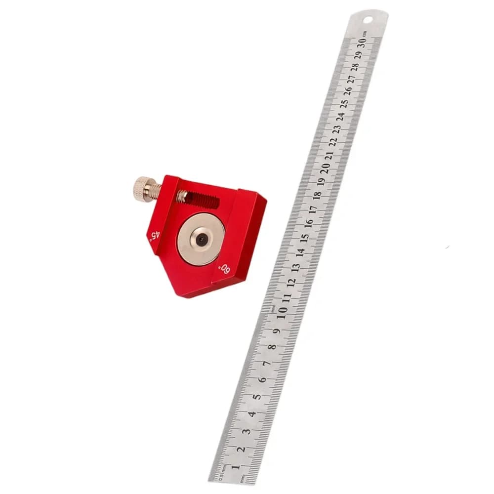 Bloco Posicionador Régua Aço Multi-Angular, 45/60/90 Graus