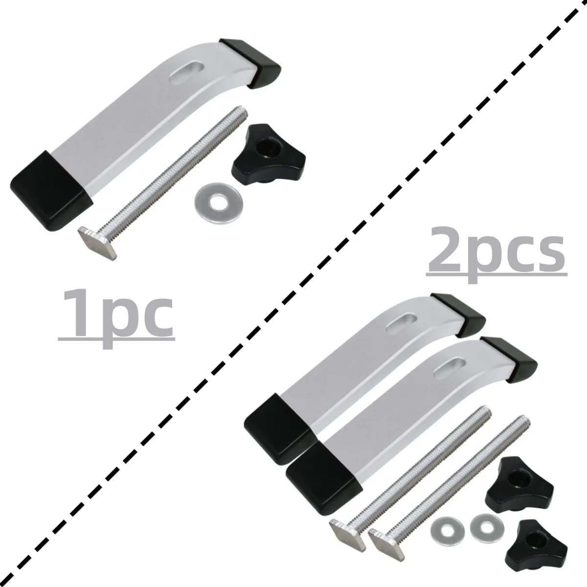 Grampos de Fixação Rápida de Alumínio para Slides em T