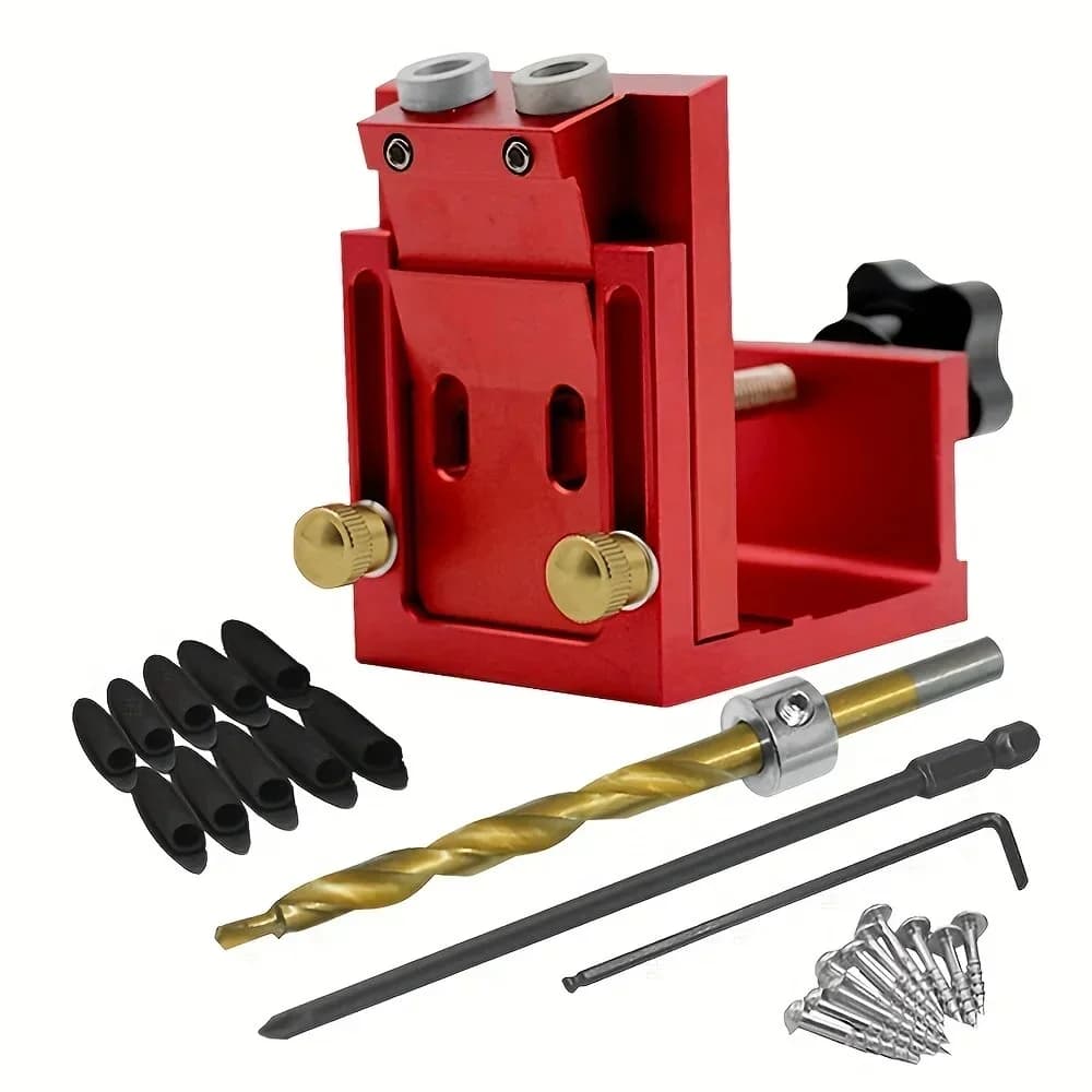 Kit de Gabarito para Furos em Ângulo Ajustável com Guia de Broca de 9mm