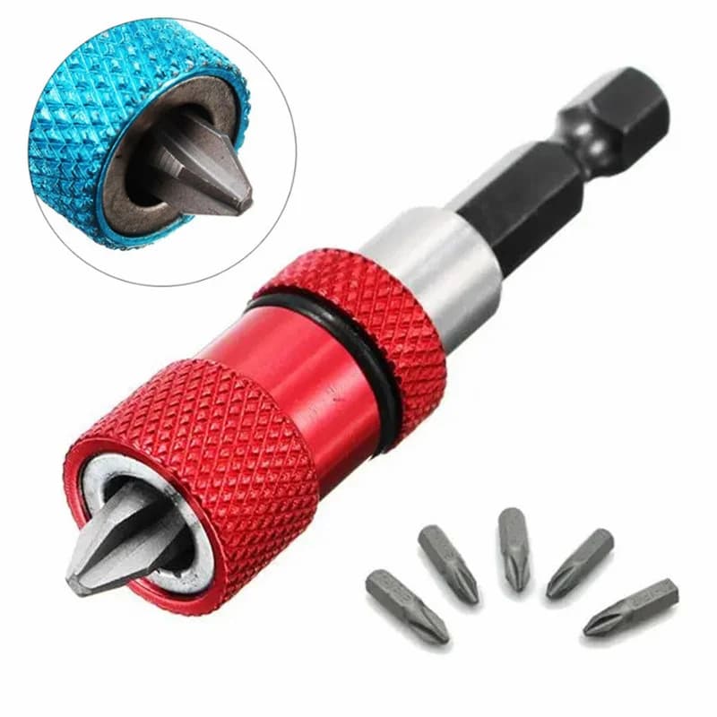 Extensão de Chave de Fenda com Haste Sextavada Magnética Ajustável 60mm