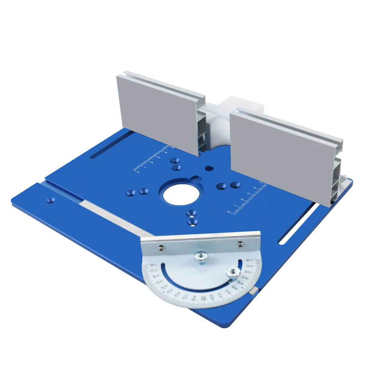 Kit de Placa de Inserto e Elevador para Mesa de Router em Alumínio