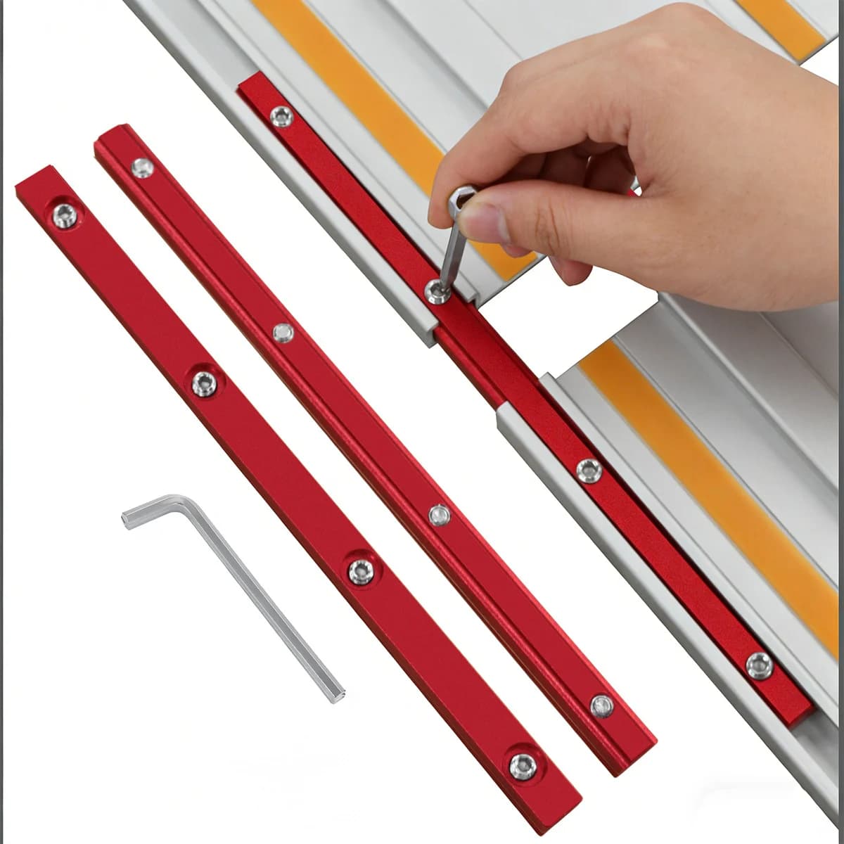 Kit de Conector Universal para Trilhos de Marcenaria