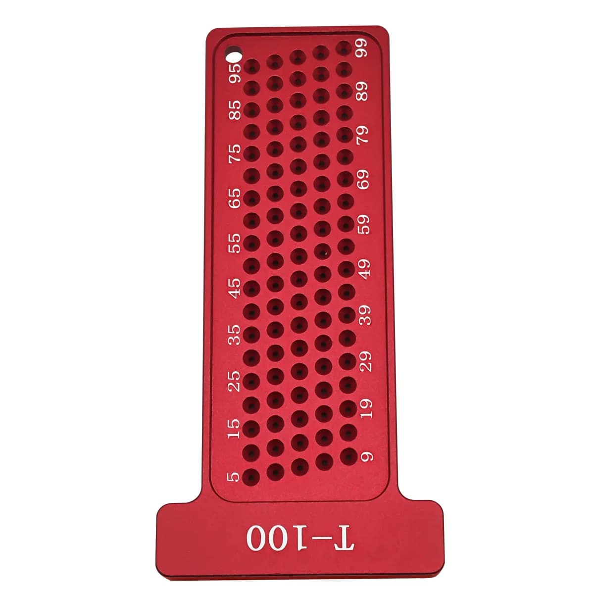Esquadro T de Precisão 100mm Régua de Marcação Métrica