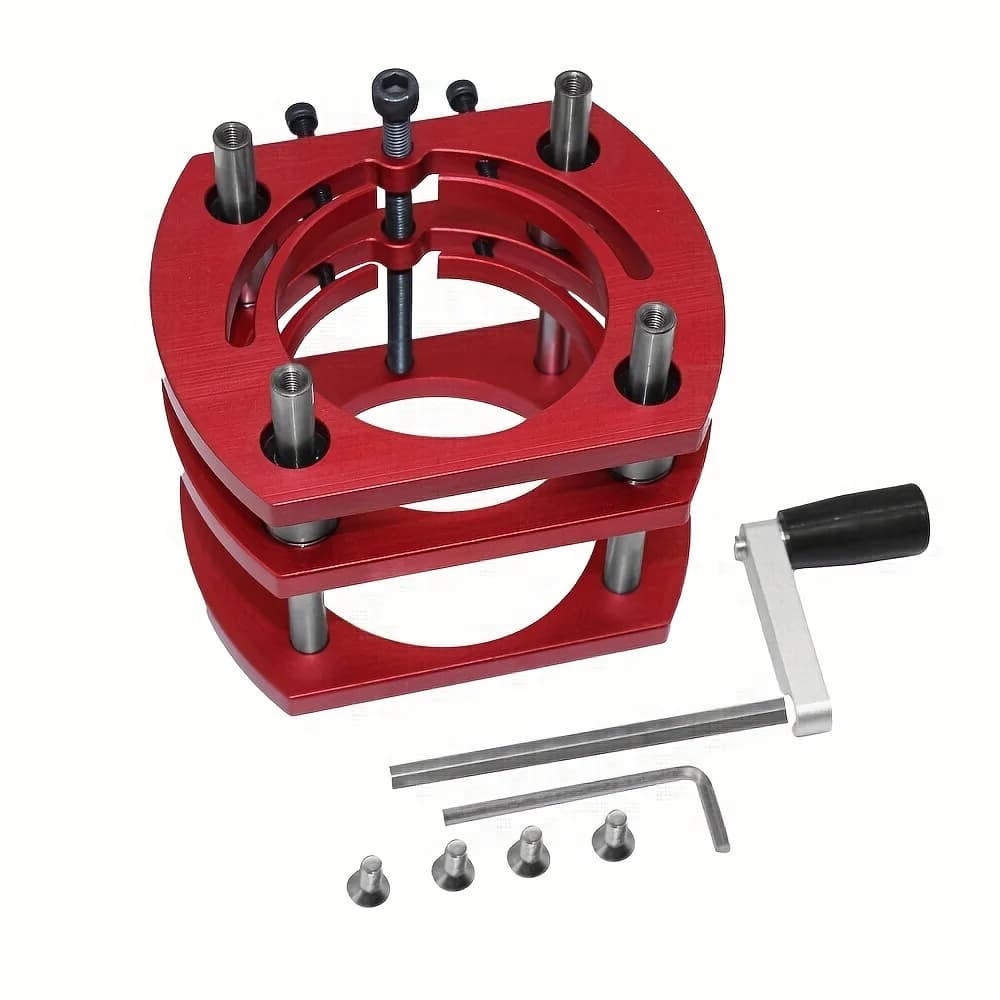 Kit de Placa de Inserto e Elevador para Mesa de Router em Alumínio